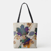 Najaarsbladeren in Royal Colors Tote Bag (Achterkant)