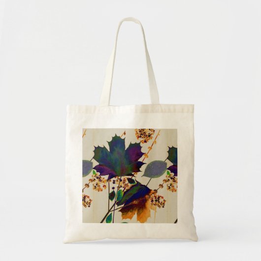 Najaarsbladeren in Royal Colors Tote Bag (Voorkant)