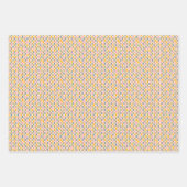 Najaarsbladeren in roze en groen inpakpapier vel (Voorkant 3)