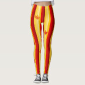 Najaarsbladeren leggings (Voorkant)