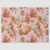 Najaarsbladeren & pompoenen Naadloos patroon Tissuepapier (Voorkant)