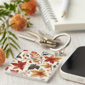 Najaarsbladeren Sleutelhanger (Voorkant Rechts)