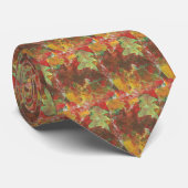 Najaarsbladeren van de eik Abstracte Stropdassen (Opgerold)