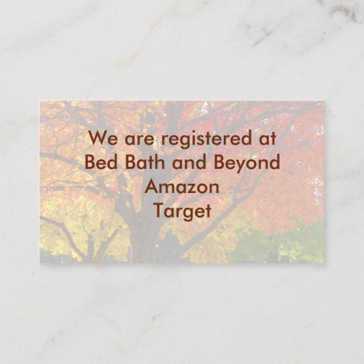 Najaarsbladeren van de Kaart van de Oranje en gele (Achterkant)