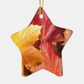 Najaarsbladeren - Verbluffend! Keramisch Ornament (Links)