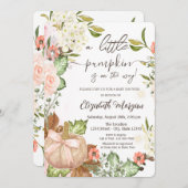 Najaarsbloemen Baby shower Kaart (Voorkant / Achterkant)