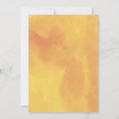 Najaarsbloemen Herfst Birthday Kaart (Achterkant)