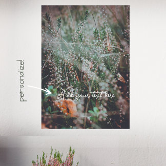 Najaarsbloemen Poster