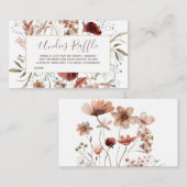 Najaarsbloemen Undies Raffle Enclosure Kaart (Voorkant / Achterkant)