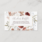 Najaarsbloemen Undies Raffle Enclosure Kaart (Voorkant)