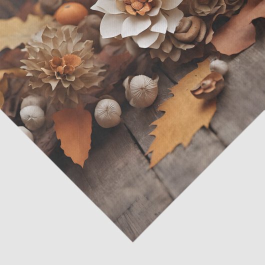 najaarsbloemenontkoppeling tissuepapier (Detail)