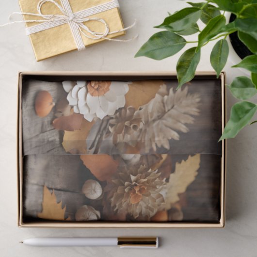  najaarsbloemenontkoppeling tissuepapier (Geschenk)