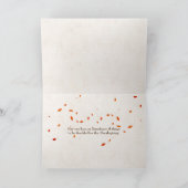 Najaarsboeken van de Thanksgiving Kaart (Binnen)