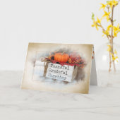 Najaarsboeken van de Thanksgiving Kaart (Gele Bloem)