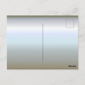 Najaarsbomen boven een meer briefkaart (Achterkant)