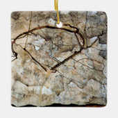 Najaarsbomen in de beweging van Egon Schiele Keramisch Ornament (Voorkant)