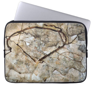 Najaarsbomen in de beweging van Egon Schiele Laptop Sleeve