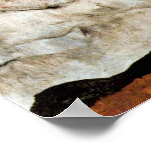 Najaarsbomen in de beweging van Egon Schiele Poster (Hoek)