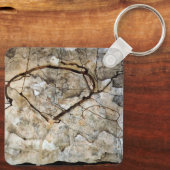 Najaarsbomen in de beweging van Egon Schiele Sleutelhanger (Achterkant)