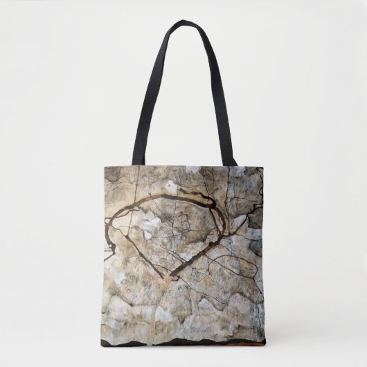 Najaarsbomen in de beweging van Egon Schiele Tote Bag (Voorkant)