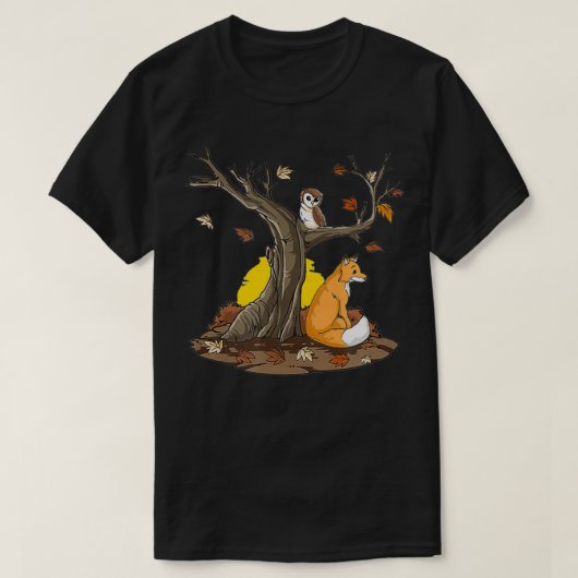 Najaarsbomen van de boomgaard t-shirt (Design voorkant)