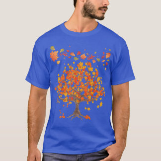 Najaarsbomen verlaten Natuur Forest FallT-Shirt T-shirt