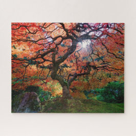 Najaarsboom in Portland Japanse tuin Legpuzzel