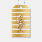 Najaarsbubbels en haak-haak-pleistertag cadeaulabel (Achterkant)