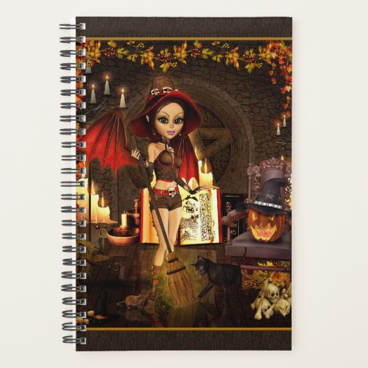 Najaarscell Witch Art Day Planner (Voorkant)