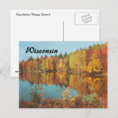  najaarscène briefkaart (Voorkant / Achterkant)