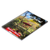 Najaarscène in Japanse tuin Notitieboek (Linkerzijde)