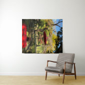 Najaarscène in Japanse tuin Wandkleed (In Situ (horizontaal))