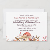 Najaarschampignons, Planten en bladeren, gevlekt Kaart (Voorkant)