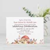 Najaarschampignons, Planten en bladeren, gevlekt Kaart (Staand voorkant)