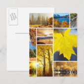 Najaarscollage Briefkaart (Voorkant / Achterkant)