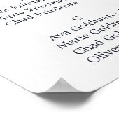 Najaarscurve - glijdende glijdende glijdende glijb poster (Hoek)