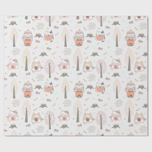 Najaarscutat Cadeaupapier (Vlak)