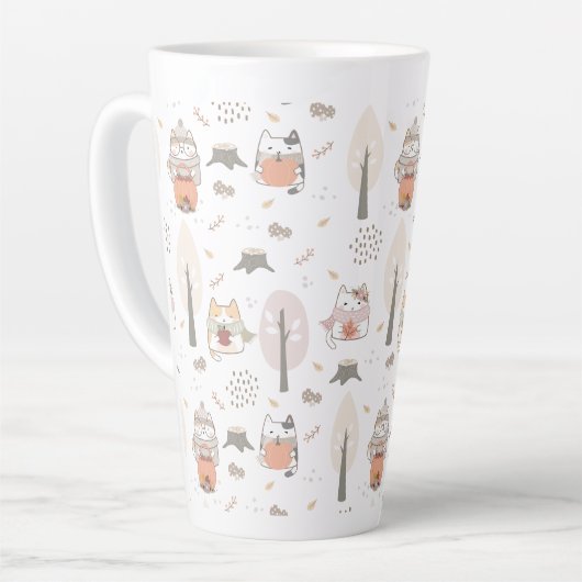 Najaarscutat Latte Mok (Linkerhoek)