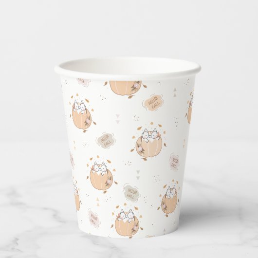 Najaarscutat Papieren Bekers (Voorkant)