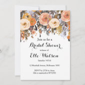 Najaarsdag Herfst in de Uitnodiging van de Bridal  (Voorkant)