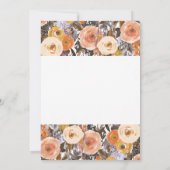 Najaarsdag Herfst in de Uitnodiging van de Bridal  (Achterkant)