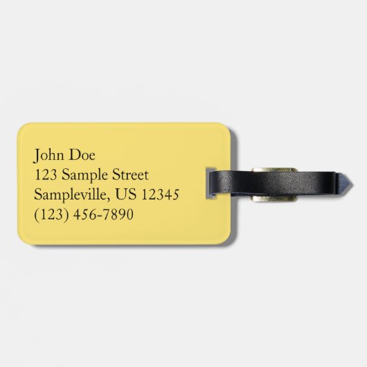 Najaarsdag in het Nationaal Park Shenandoah Bagagelabel (Achterkant horizontaal)