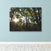 Najaarsdag in het Nationaal Park Shenandoah Canvas Afdruk (Insitu (Houten vloer))