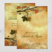 Najaarsdag Sinaasappel van de Notitiemap van de We Kaart (Voorkant / Achterkant)