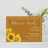 Najaarsdag - Uitnodiging tot bruiloft (Staand voorkant)