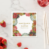 Najaarsdag van de   Garland Wedding Servet (Insitu)