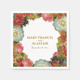 Najaarsdag van de   Garland Wedding Servet