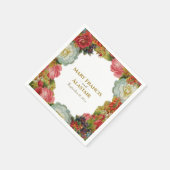 Najaarsdag van de   Garland Wedding Servet (Hoek)