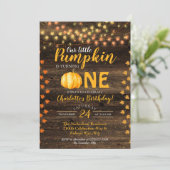 Najaarsdag van de Herfst in Rustic Kaart (Staand voorkant)