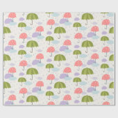 Najaarsdag van de Rainy Day met het patroonpatroon Cadeaupapier (Vlak)